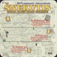 Beer coaster kaimisko-alaus-baras-snekutis-34