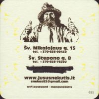 Beer coaster kaimisko-alaus-baras-snekutis-39