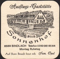 Beer coaster kaiser-brau-70-zadek-small