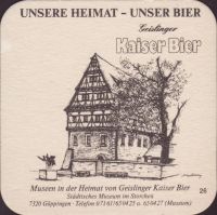 Beer coaster kaiser-geislingen-steige-w-kumpf-15-zadek