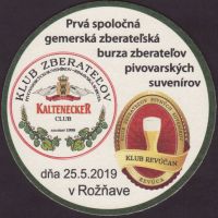 Beer coaster kaltenecker-roznava-25-zadek-small