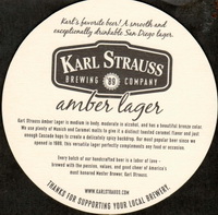 Beer coaster karl-strauss-2-zadek