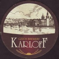 Beer coaster karloff-czech-brewery-1