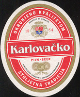 Pivní tácek karlovacko-4-oboje