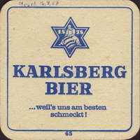 Pivní tácek karlsberg-23