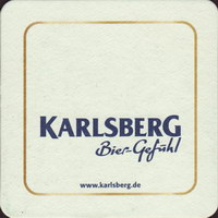 Beer coaster karlsberg-25-zadek