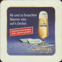 Beer coaster karlsberg-30-zadek