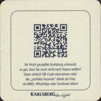 Beer coaster karlsberg-39-zadek