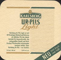 Beer coaster karlsberg-4-zadek