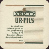 Beer coaster karlsberg-45-zadek-small