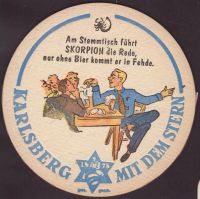 Pivní tácek karlsberg-49-zadek