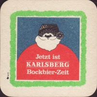 Beer coaster karlsberg-55-zadek