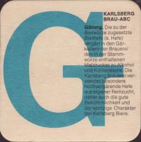 Beer coaster karlsberg-58-zadek