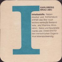 Beer coaster karlsberg-63-zadek