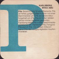Beer coaster karlsberg-65-zadek-small