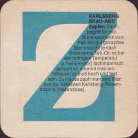 Beer coaster karlsberg-68-zadek