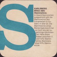 Beer coaster karlsberg-69-zadek-small