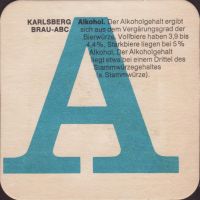Beer coaster karlsberg-70-zadek