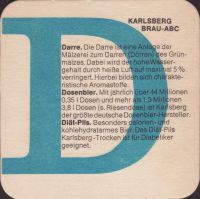 Beer coaster karlsberg-71-zadek
