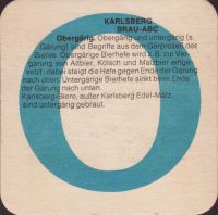 Beer coaster karlsberg-74-zadek