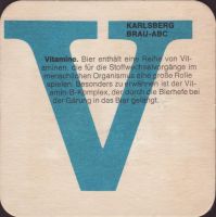 Beer coaster karlsberg-76-zadek