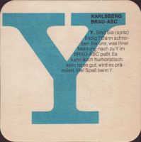 Beer coaster karlsberg-77-zadek-small
