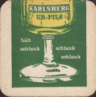 Beer coaster karlsberg-82-zadek