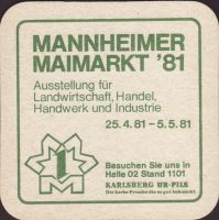 Beer coaster karlsberg-83-zadek