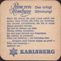 Beer coaster karlsberg-84-zadek