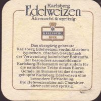 Beer coaster karlsberg-88-zadek