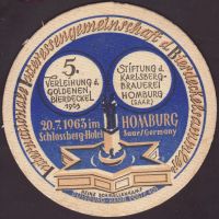Beer coaster karlsberg-94-zadek