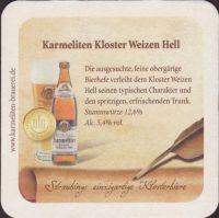 Beer coaster karmeliten-karl-sturm-8-zadek