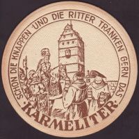 Beer coaster karmeliter-brau-1-zadek