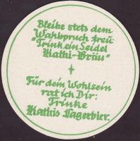 Beer coaster kathi-brau-2-zadek