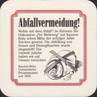 Beer coaster kauzen-brau-19-zadek