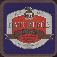 Beer coaster kellerbrauerei-mitterbucher-sohne-2-zadek