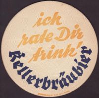 Beer coaster kellerbrauerei-mitterbucher-sohne-3-zadek