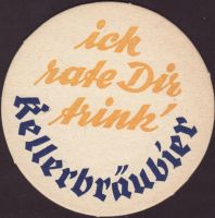 Beer coaster kellerbrauerei-mitterbucher-sohne-5-zadek