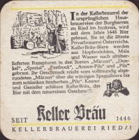 Beer coaster kellerbrauerei-mitterbucher-sohne-6-zadek