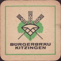 Beer coaster kitzinger-burgerbrau-1