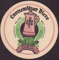 Beer coaster klaus-fruchtsafte-and-cannewitzer-biere-1-small