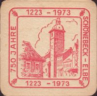 Beer coaster klausbrau-schonebeck-2-zadek-small