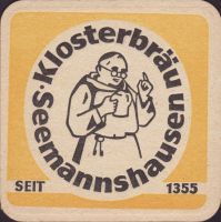 Beer coaster klosterbrau-seemannshausen-1-oboje