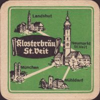 Beer coaster klosterbrau-st-veit-2-zadek