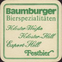 Beer coaster klosterbrauerei-baumburg-2-zadek