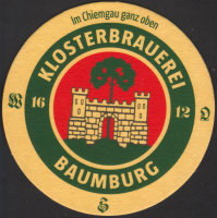 Beer coaster klosterbrauerei-baumburg-3-oboje