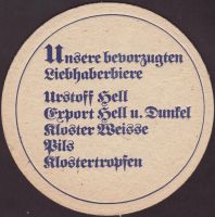 Beer coaster klosterbrauerei-furth-2-zadek-small