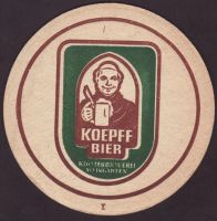 Beer coaster klosterbrauerei-weingarten-koepff-1