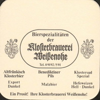 Beer coaster klosterbrauerei-weissenohe-1-zadek