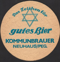 Beer coaster kommunbrauhaus-neuhaus-1-small